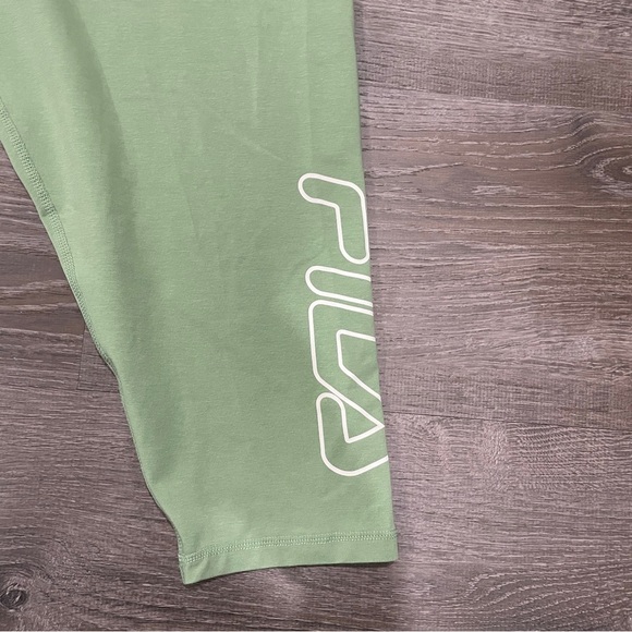 NWT Fila Green Strut 7/8 Tight Leggings - Picture 3 of 10